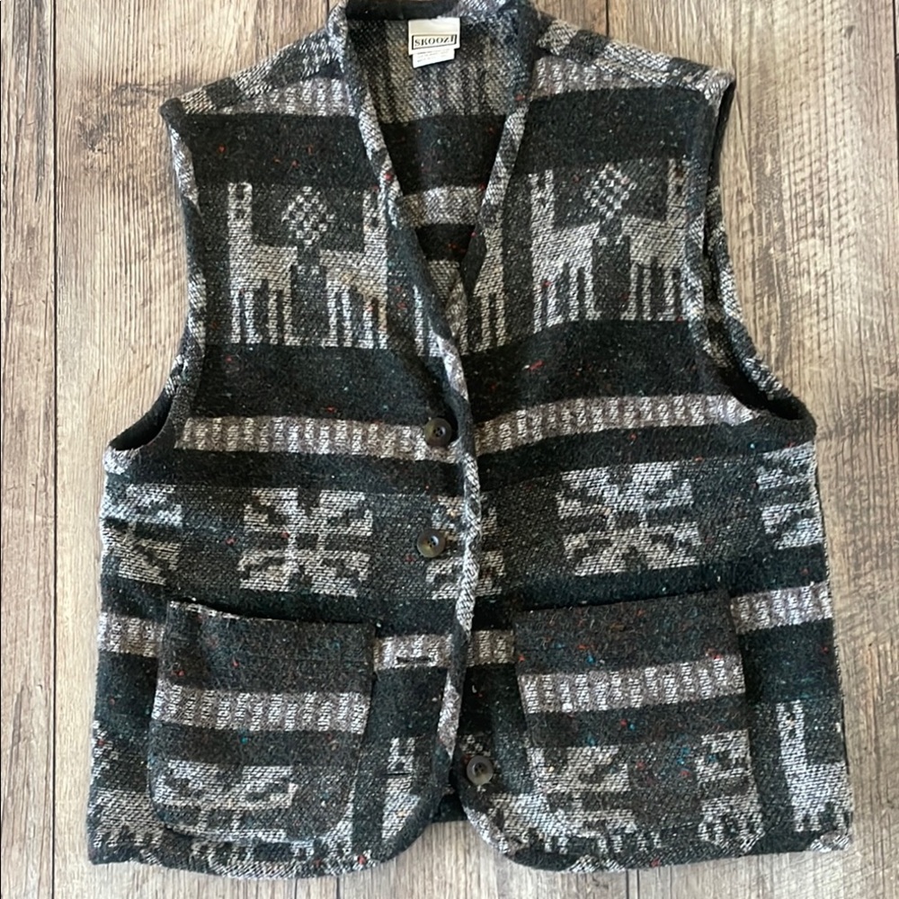 Ecuador Alpaca Patterned Vest